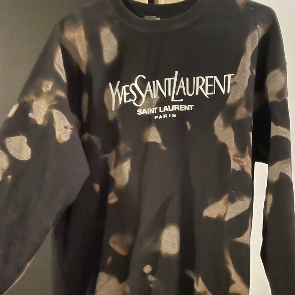 Bleached sweater